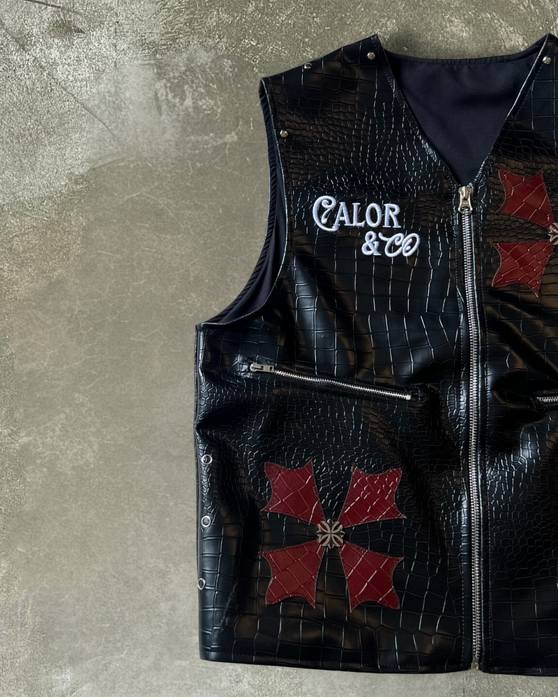 Rosvair Leather Vest
