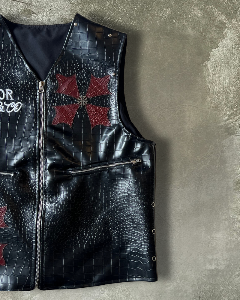 Rosvair Leather Vest